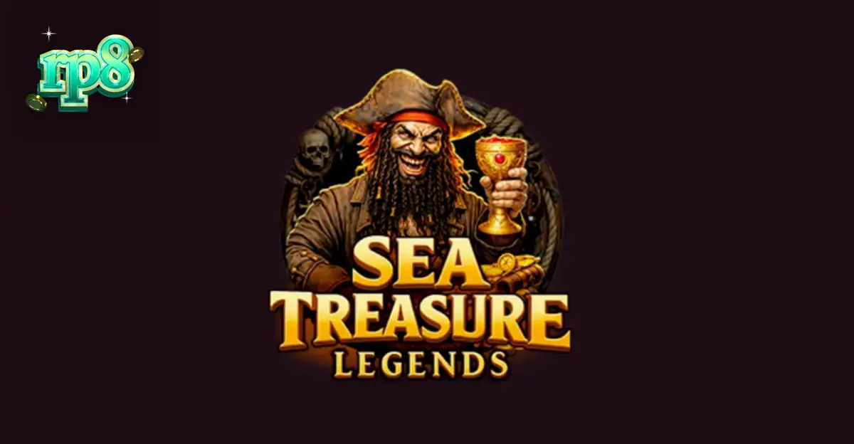 Tampilan visual slot bertema bajak laut Sea Treasures Legend